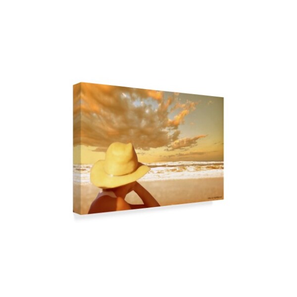 Carlos Casamayor 'Memories On The Beach 1' Canvas Art,16x24